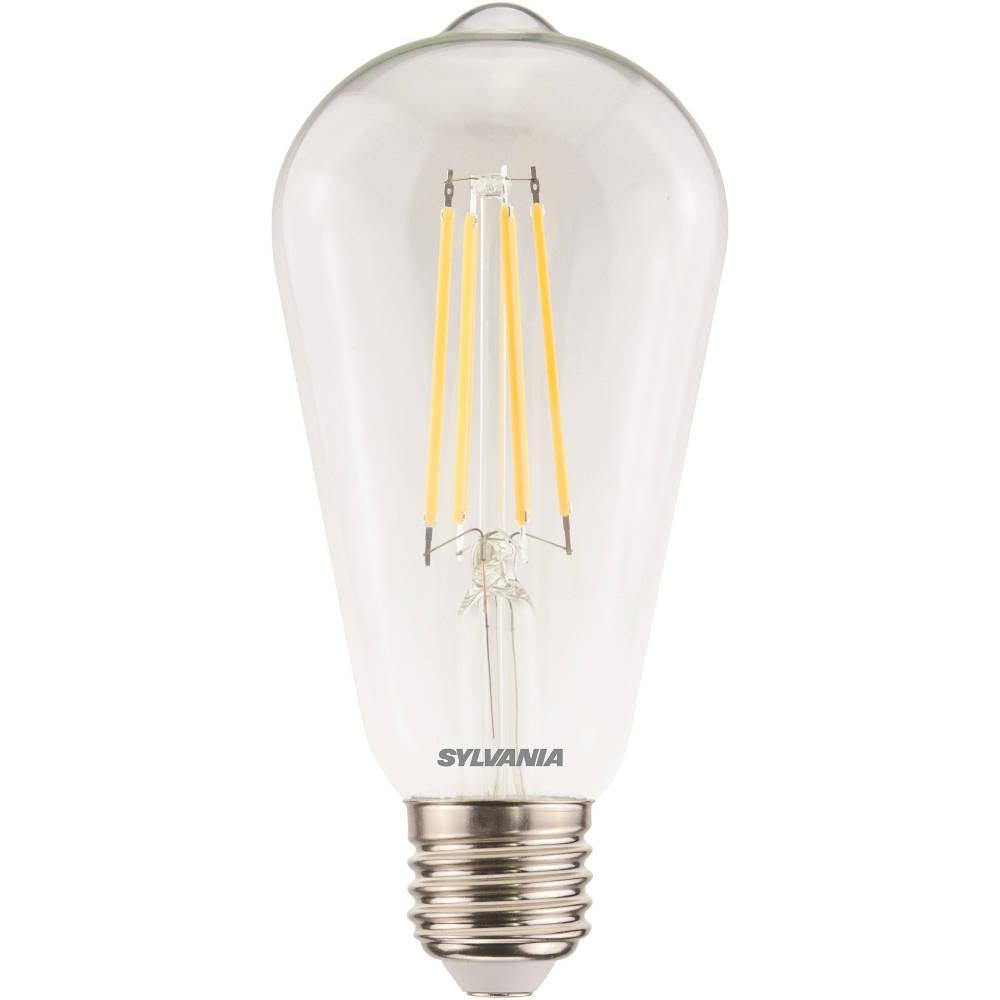 Sylvania Sylvania ToLEDo Retro ST64 Clear 7W (60W) 240V 806lm E27 Dimmable MPN = 29309 - First Light Direct - LED Lamps and Lighting 