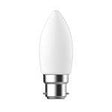 Tungsram FL-CP-LCND5BCOVWW/DT TUN - Tungsram LED Candle 5W (40W) BC Frosted 2000K-2700K Dim to Warm - Manufacturers part Number = 93117666EAN Number = 1599410006952